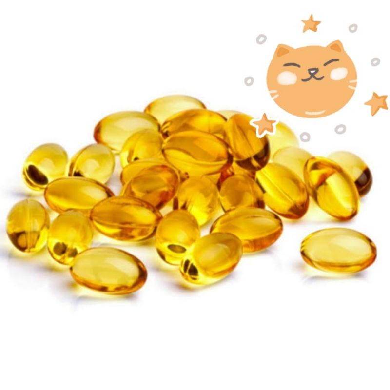 MINYAK IKAN 1 pcs ANJING KUCING FISH OIL VITAMIN BULU DAN IMUNITAS