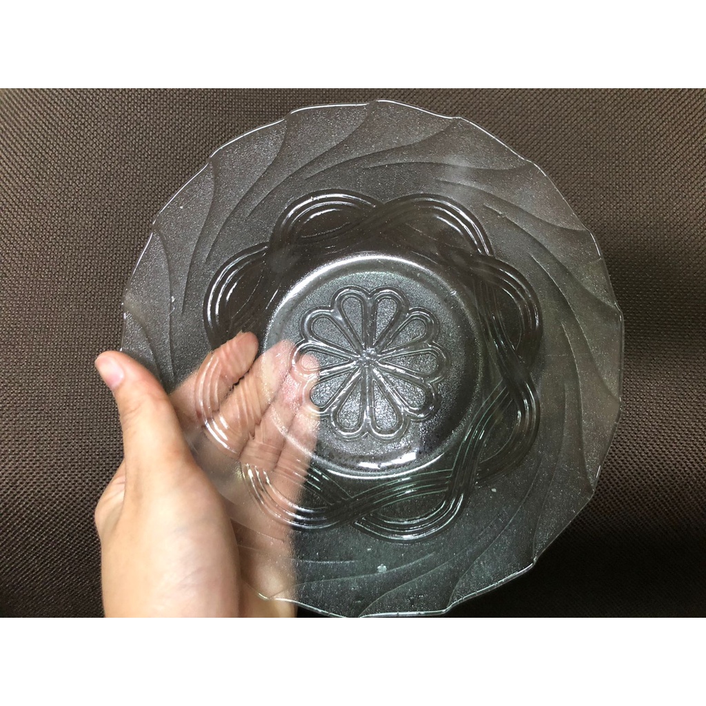 Piring Kaca Lusinan 20 cm