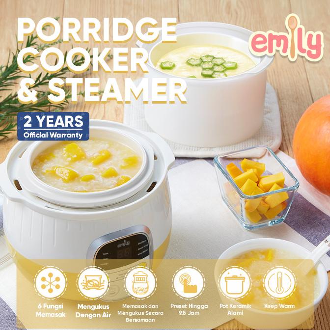 BANTING HARGA Emily Porridge Slow Cooker 0.8L / Baby & Family Food Maker