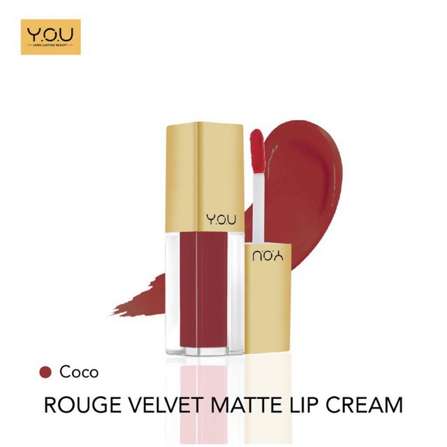 Lipstik YOU Rouge Velvet Matte Lip Cream The Gold One
