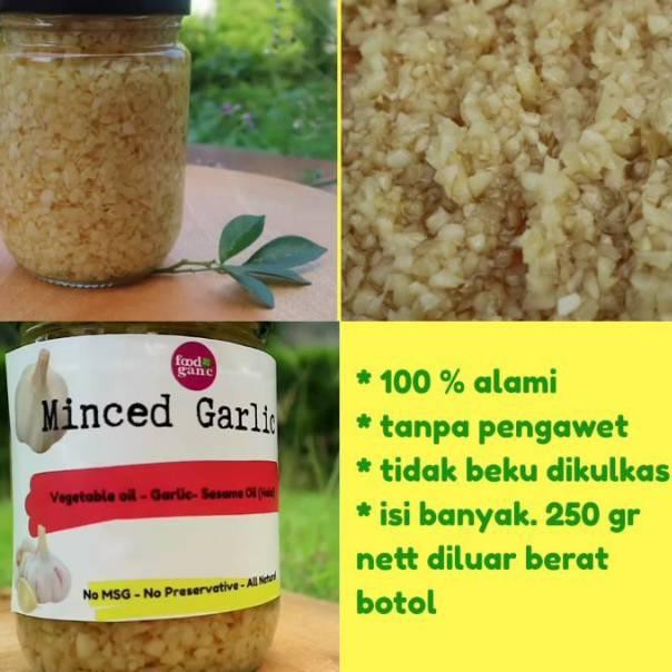 

FLASH SALE COD Minced Garlic Bacem Baceman Bawang Putih Cincang