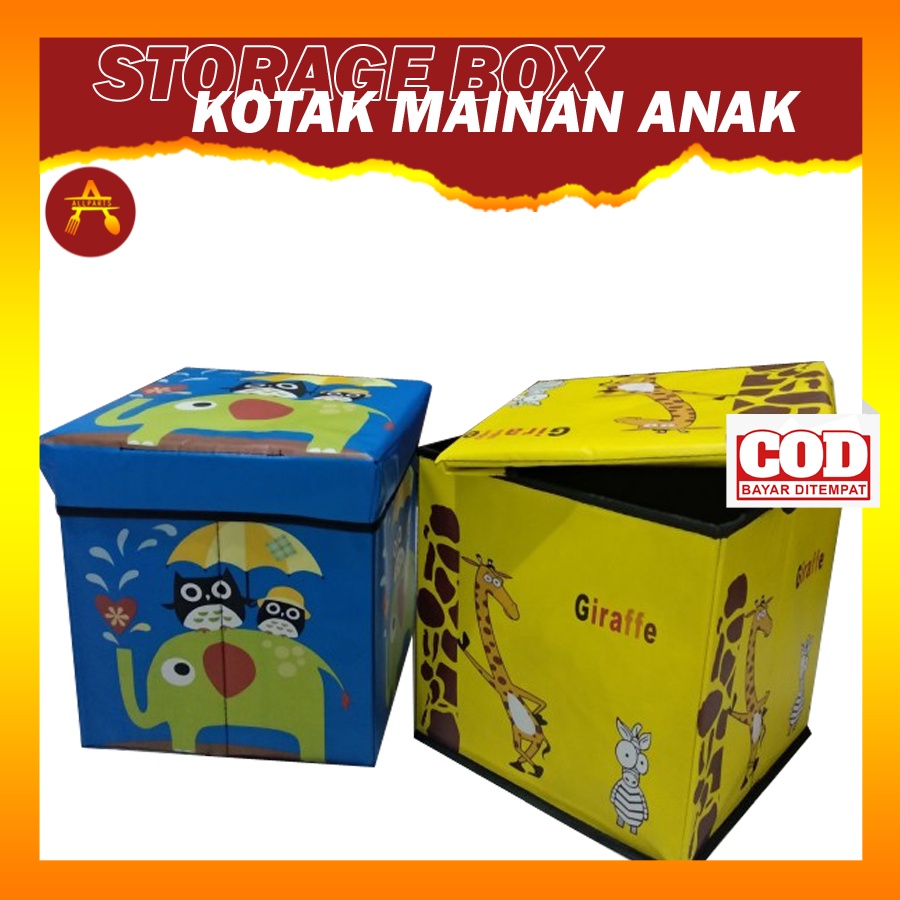 Storage Box Mainan 335 Kotak Organizer Tempat Wadah Penyimpanan Mainan Anak Kecil Balita Serbaguna Multifungsi