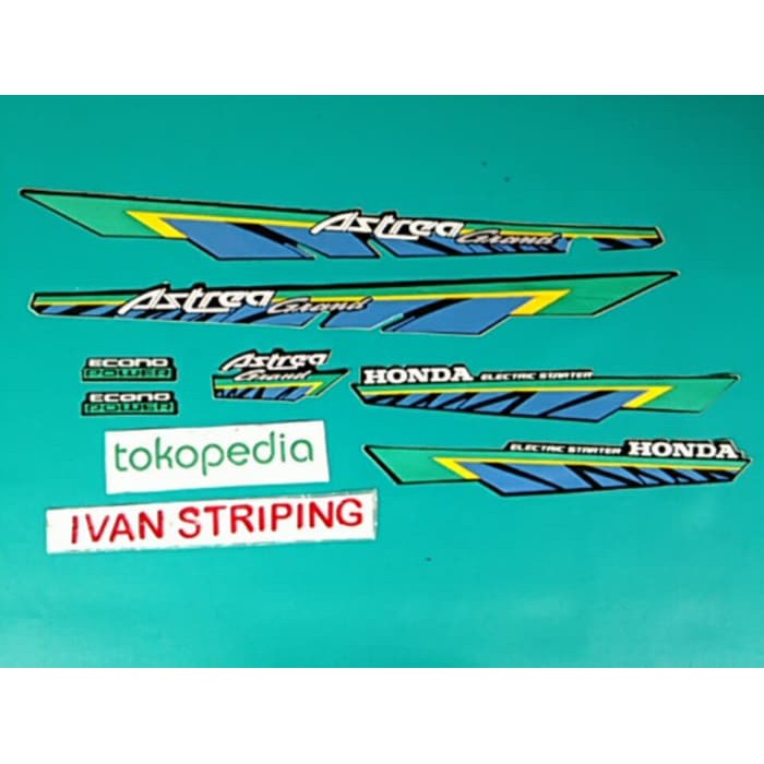 Stiker Motor Striping Motor Astrea Grand 1993 Shopee Indonesia