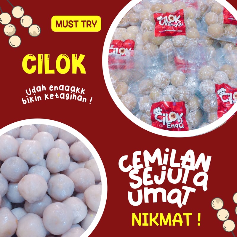 

CILOK / Cilok ENAQ Dengan BUMBU KACANG Khas