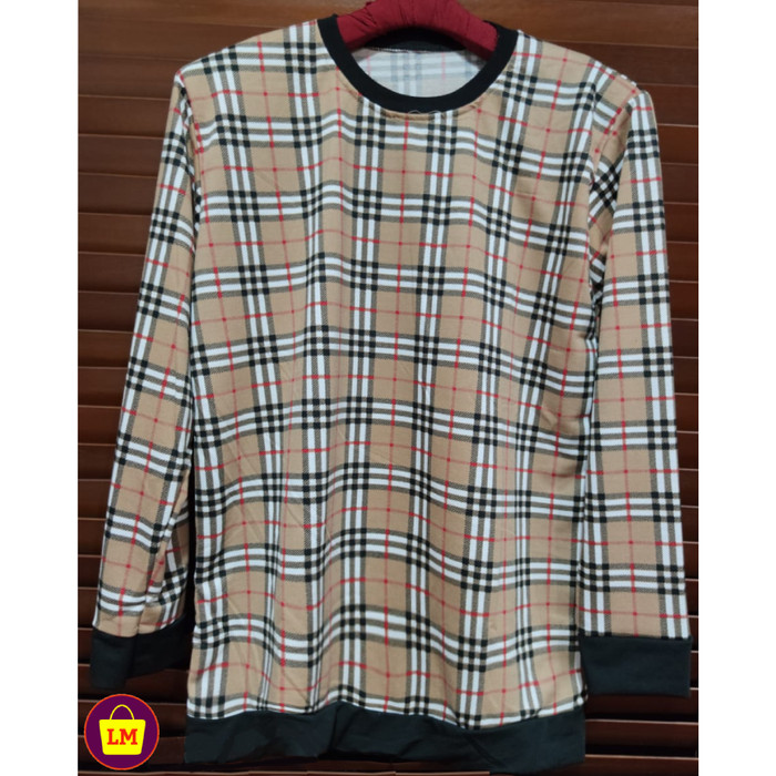 LM 11041 11044 11047 Baju Kaos Distro Pria Lengan Panjang TOPMAN - Abu-abu, M