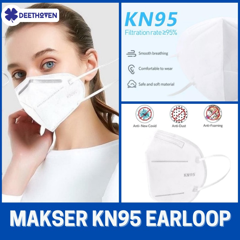 MASKER KN95 Disposable Mask KN95 Facemask (isi 10pcs)