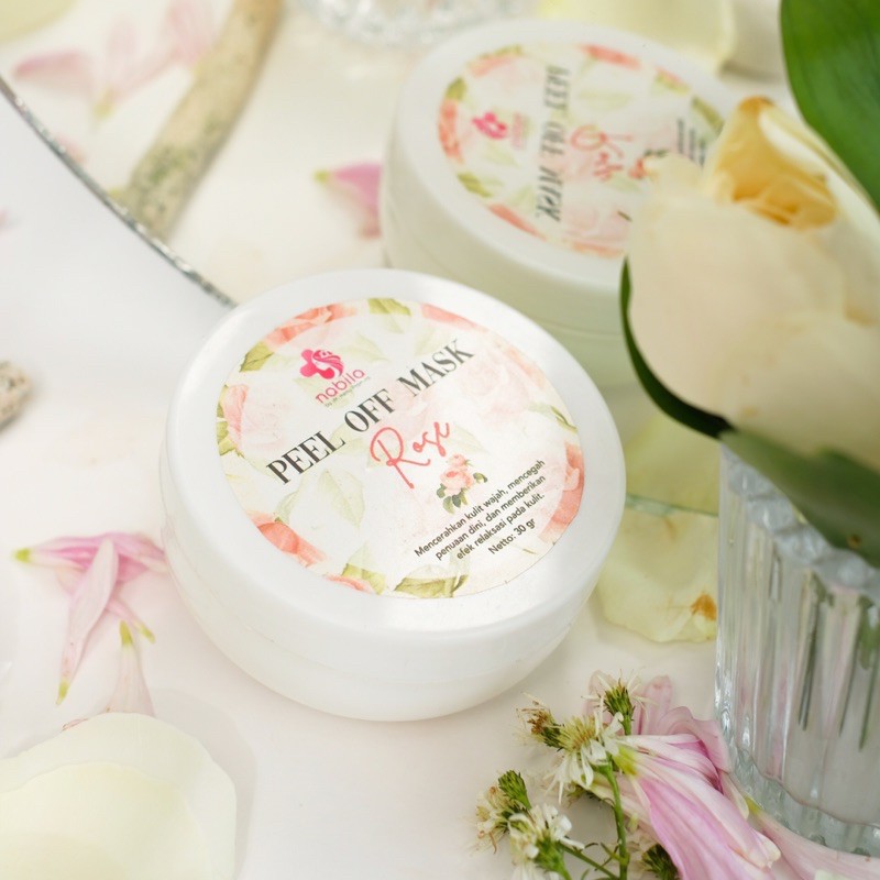 PEEL OFF MASK ROSE 30 GR | NABILA | NABILA SKINCARE | NABILASKINCARE