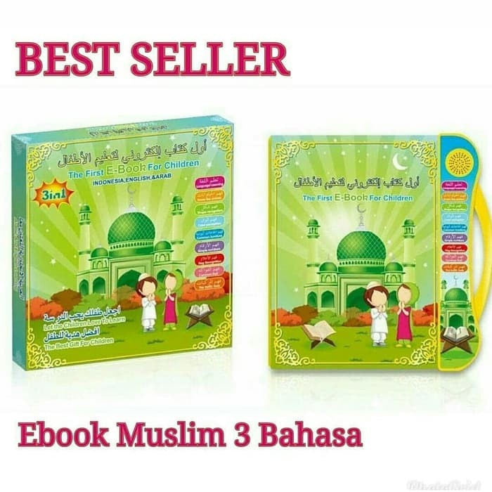 Ebook Muslim 3 Bahasa - Mainan Edukasi Anak