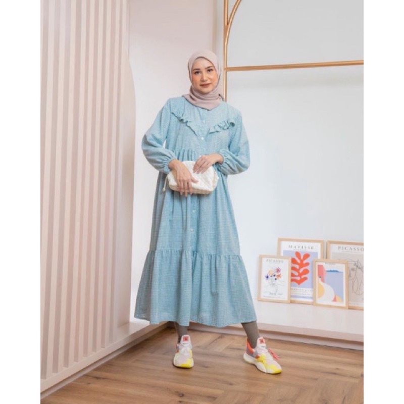 HAYYA NEW GINGHAM SABINE DRESS YOONA SPRING HAIDEEORLIN HAIDEE ORLIN