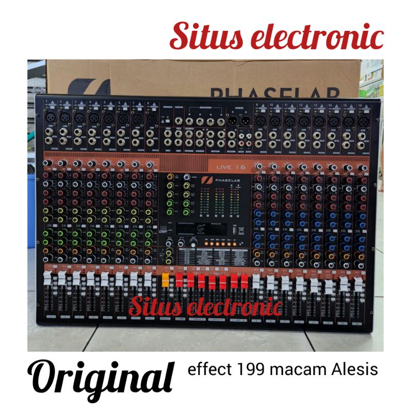 Mixer audio Phaselab live 16 live16 original 16 channel bisa soundcard