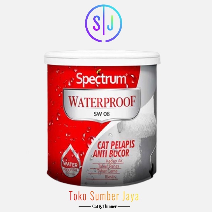 Cat Spectrum Waterproof SW 08 Cat Pelapis Anti Bocor Galon 4 Kg