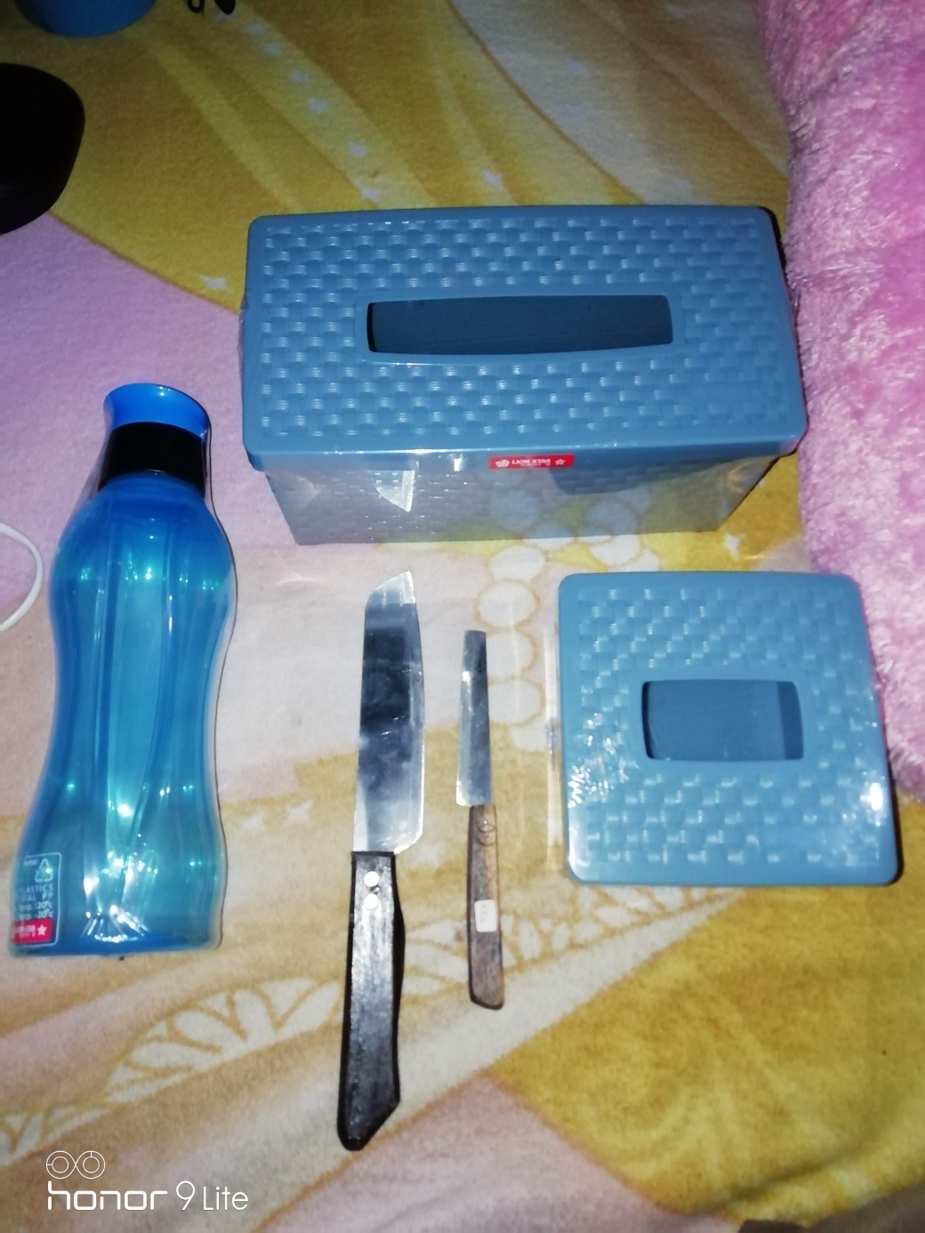 Pisau Dapur Ginzu Gagang Kayu Tidak Berkarat