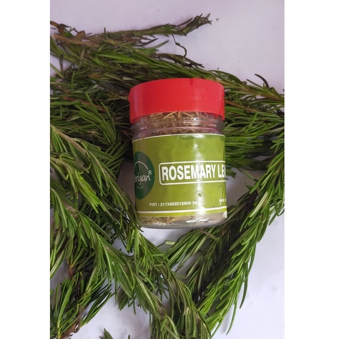 

Rosemary Leaves Kemasan Botol 20 gr Free Bubble Wrap dan Dus Tebal