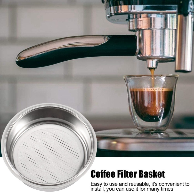 51mm Stainless Steel Coffee Filter Machine Accessory A 【着後レビューで
