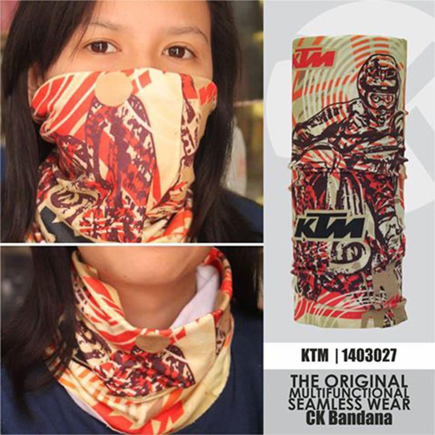 CK Bandana ORIGINAL masker motor motif rider motorcycle KTM