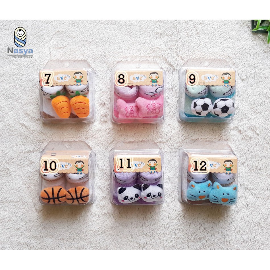 [C-006] Kaos Kaki Karakter/Kaos kaki Bayi (0-3m) lembut