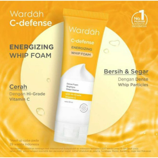 Wardah C-defense Energizing Whip Foam