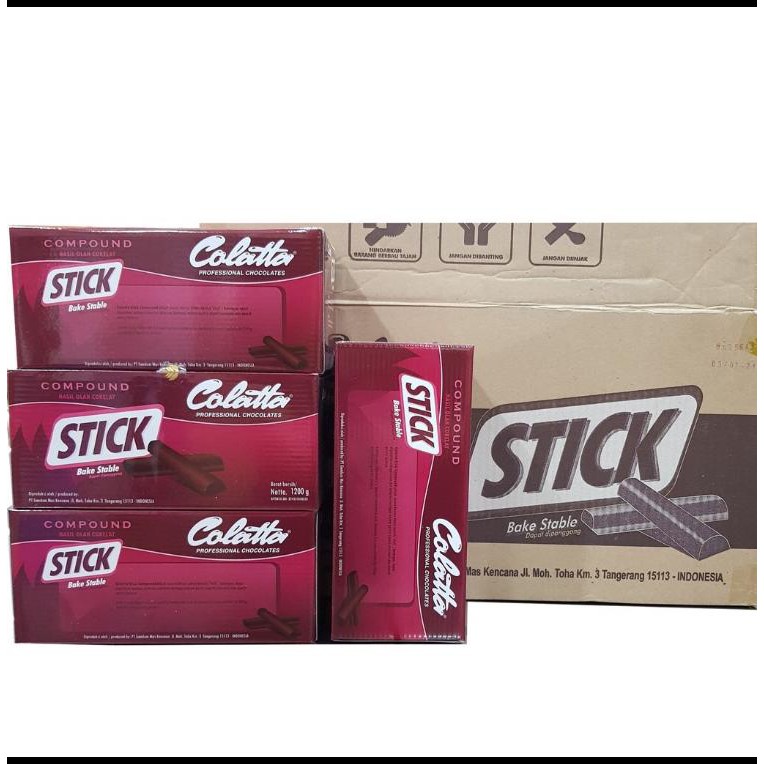 Colatta Chocolate Stick -  Cokelat Stik 8x1,2Kg Gosend/Grab Only!!