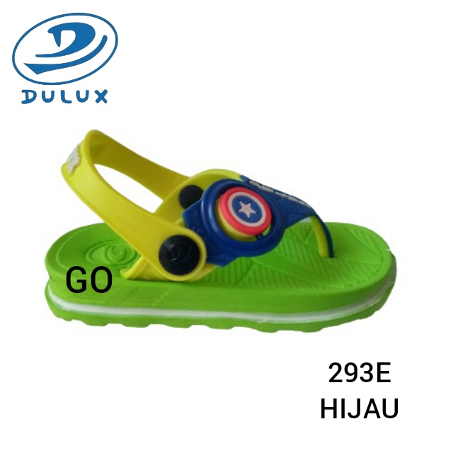 gof DULUX 293E A Sandal Jepit Bayi Balita Jepit Anak Laki Laki Karakter Captain America