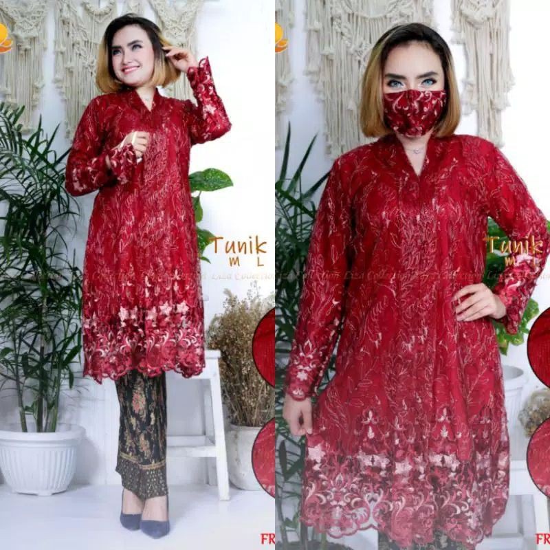 SETELAN KEBAYA KARTINI/KEBAYA FLOY TUNIK/KEBAYA ORI/BY LZ