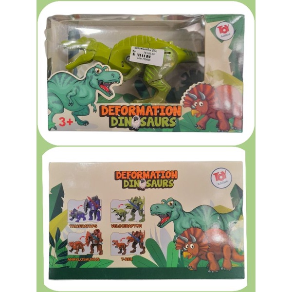 Toy Addict Mainan Deformation Dinosaurs