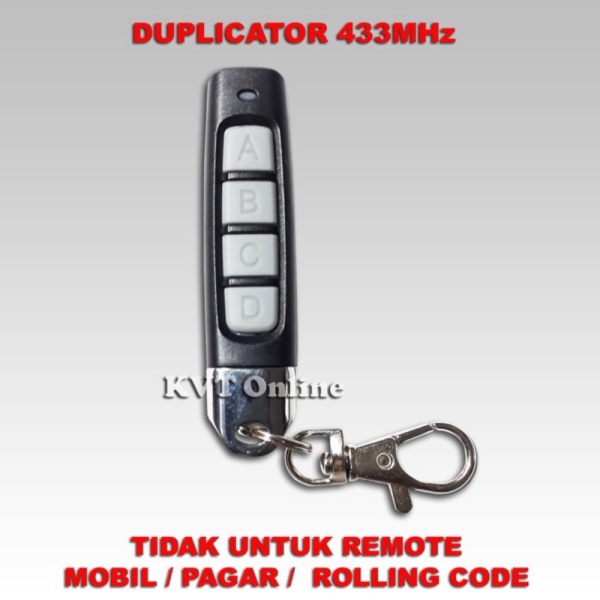 Paling Laku Remote duplicator AK-KB1301A ABCD 4CH 433MHz KVT shopee