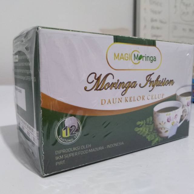 

Magicmoringa Teh daun kelor celup 24gr @2gr