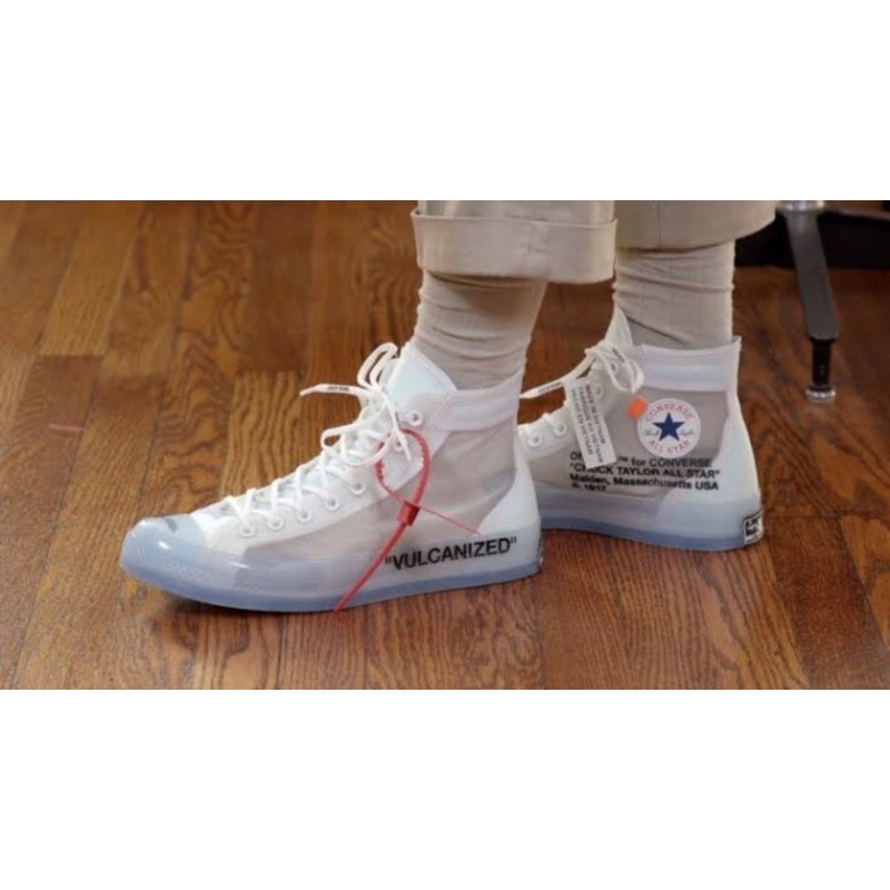 converse chuck taylor x off white vulcanized