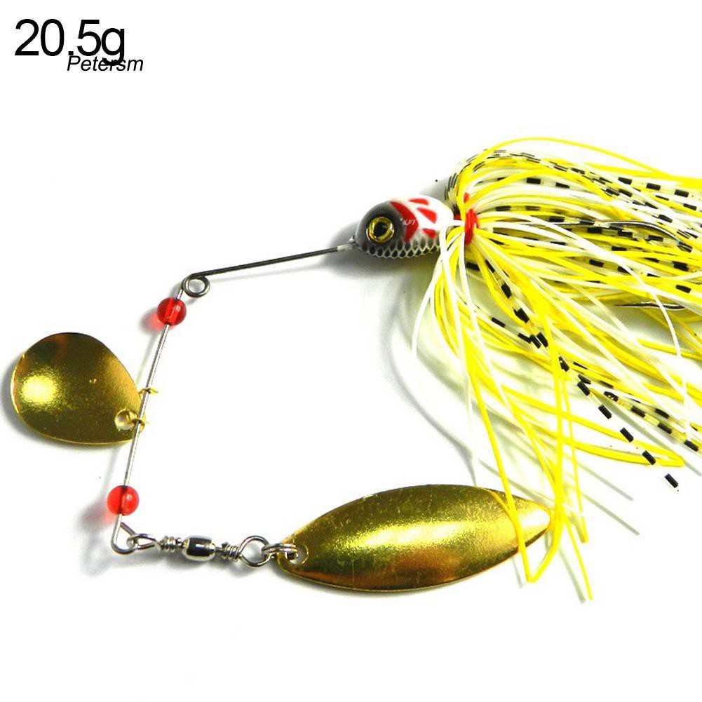 PTSM_Willow Blade Spinner Bait Buzzbait Fishing Lures Bass Tackle Hook Crankbait