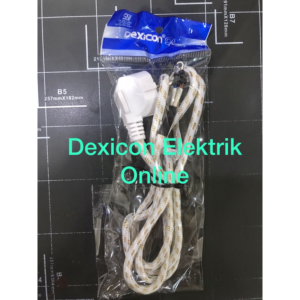 Kabel setrika 1.8 meter/kabel setrika murah/kabel setrika isi 2 kabel/jual kabel setrika/kabel setrika