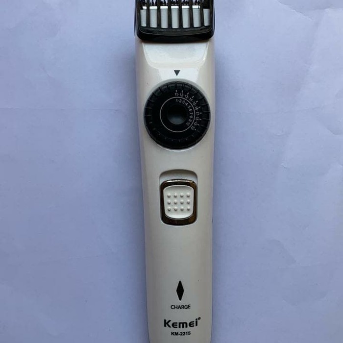 kemei km 2215 profesional hair clipper rechergeable electrik trimmer