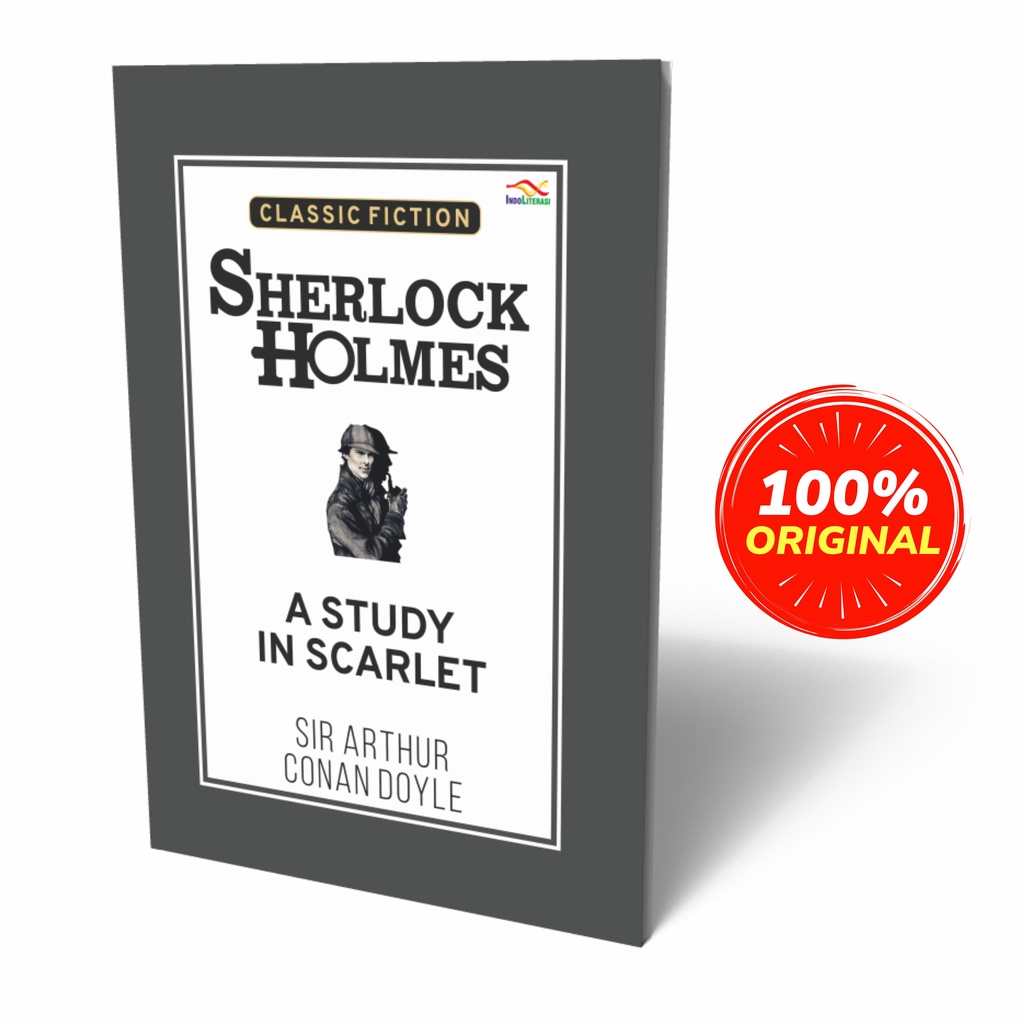 Penerbit Indoliterasi - Novel - Sherlock Holmes A Study in Scarlet versi B.Inggris