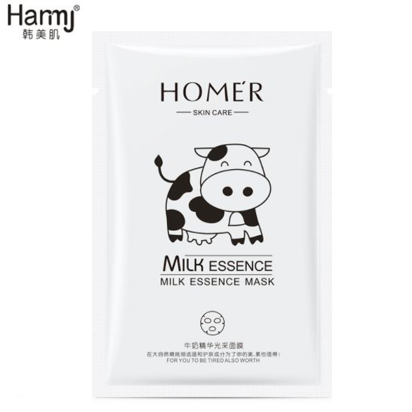 HJML hanmj milk glowing tender smooth face sheet mask masker wajah