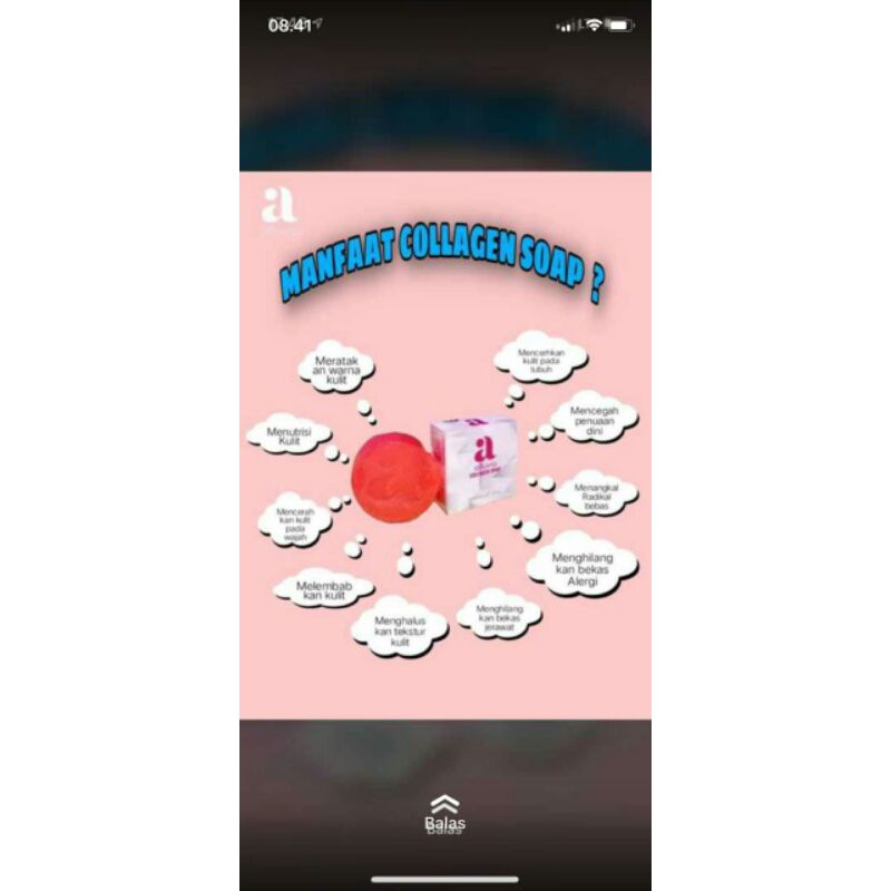 Collagen soap alluvia