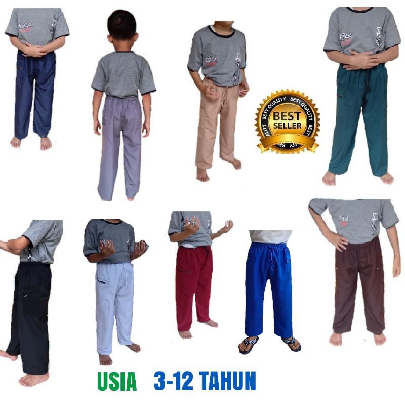 new arrival celana pangsi anak/celana sirwal anak TK SD