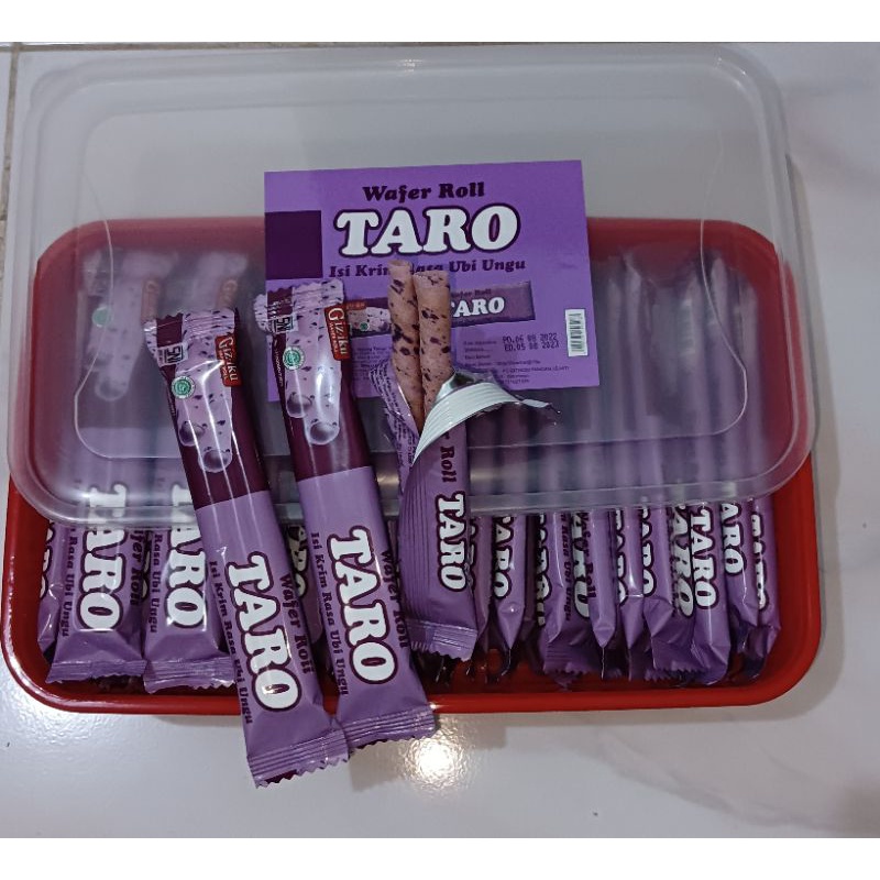 WAFER ROLL TARO ISI UBI UNGU