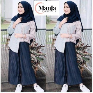 DT OLLSHOP - Celana Rok Kulot Plisket ( Lurus ) Wanita / Cewek