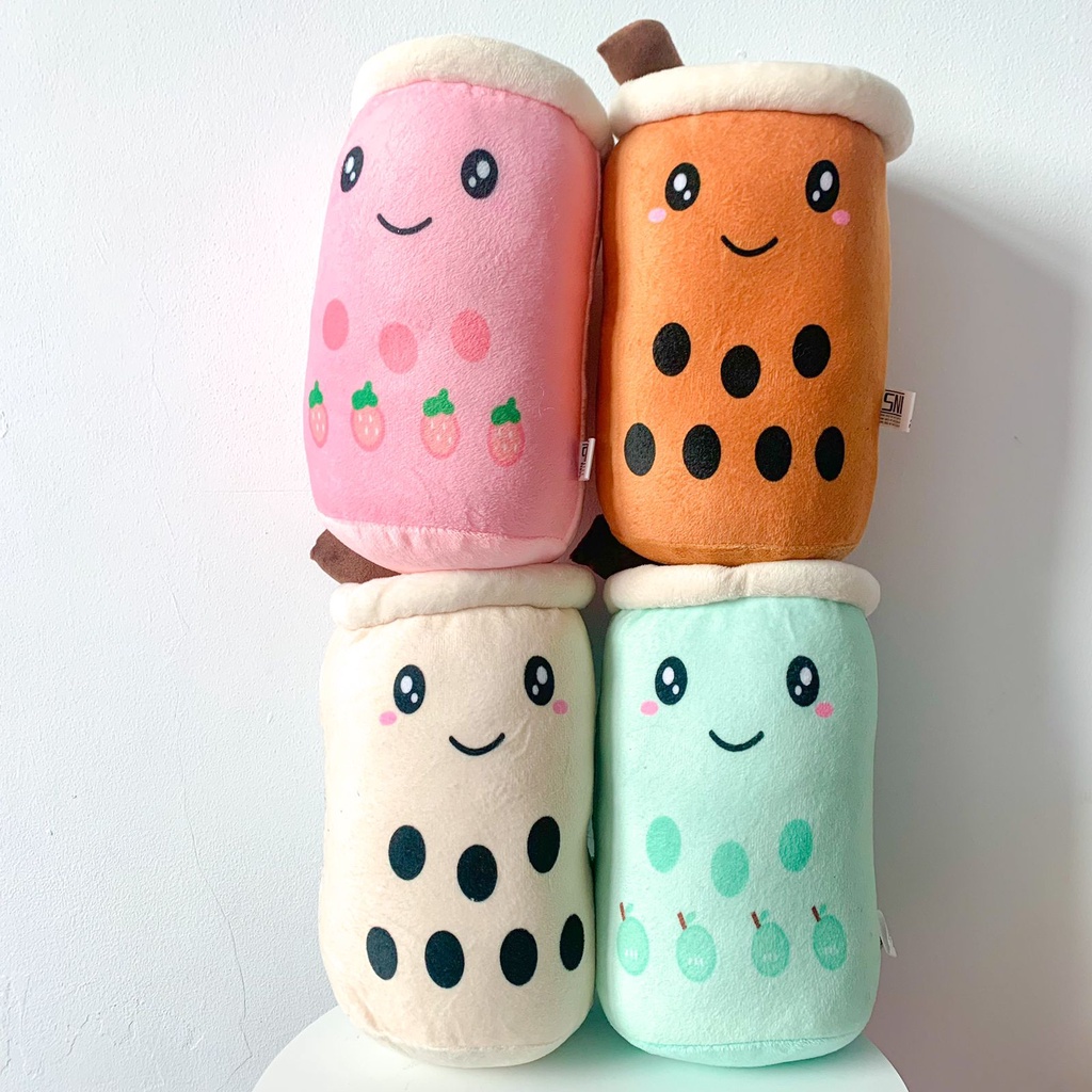 BONEKA BOBA KECIL ADA 4 WARNA BAHAN KAIN BULU LEMBUT SNI BEST QUALITY MAINAN BONEKA BUBBLE TEA HARGA TERMURAH