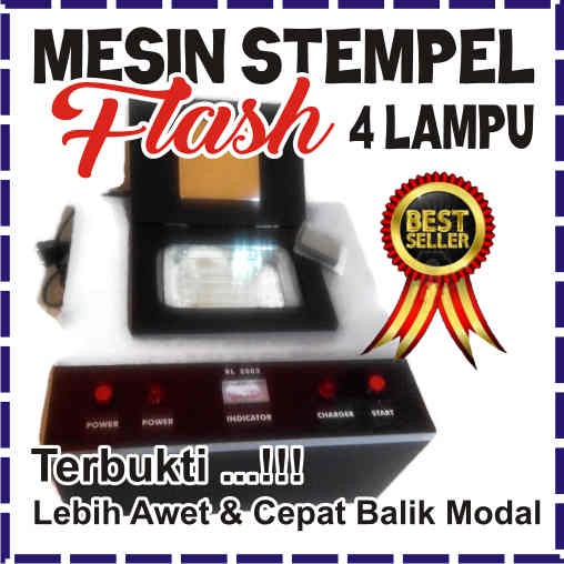

Mesin Stempel Flash Warna Otomatis 4 Lampu