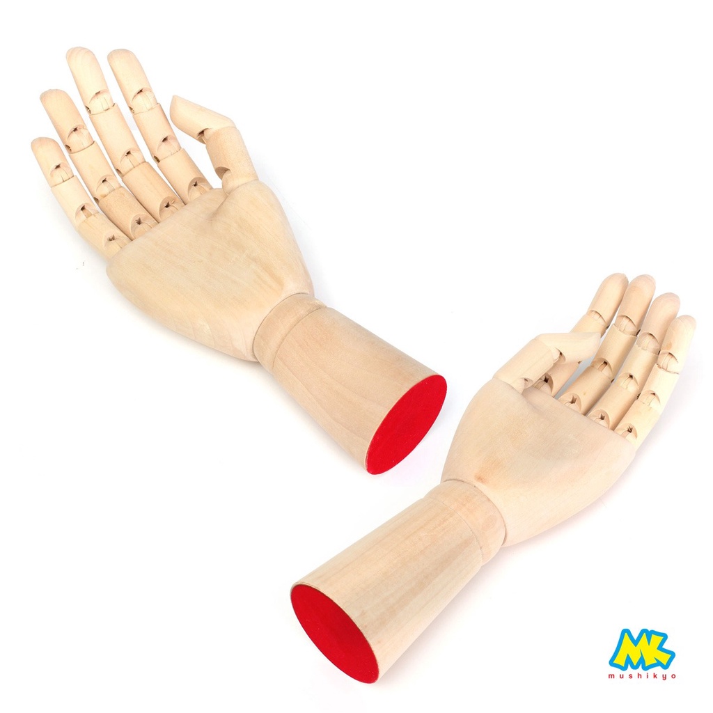 manekin tangan kayu / wooden hand / patung jari tangan