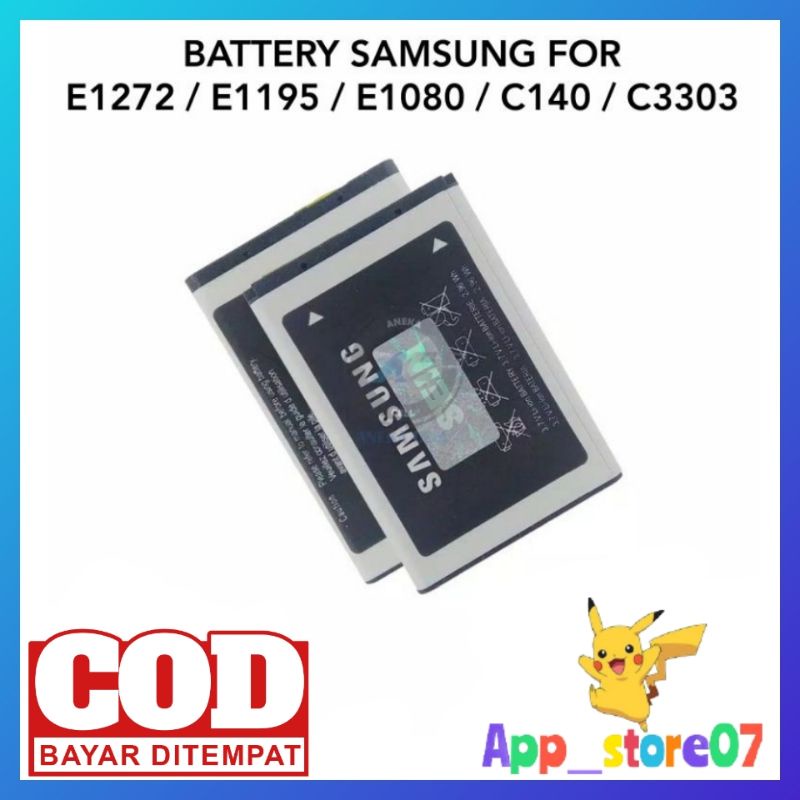 BATTERY BATERAI BATRE SAMSUNG FLIP SAMSUNG LIPAT E1195 GT-E1195 E1272 E1080 C140 C3303 ORIGINAL..