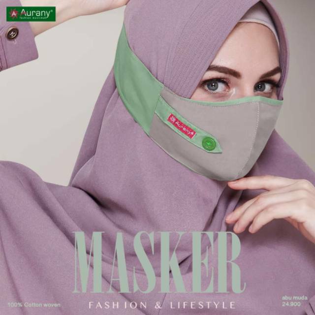 MASKER KAIN  FASHIONABLE  || AURANY