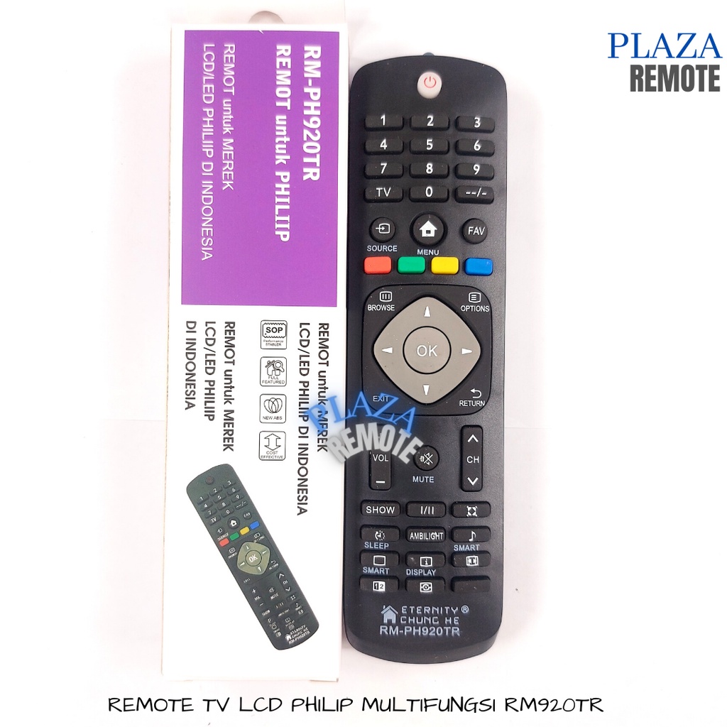 REMOTE TV LED PHILIPS MULTIFUNGSI SMART TV ANDROID CH920TR