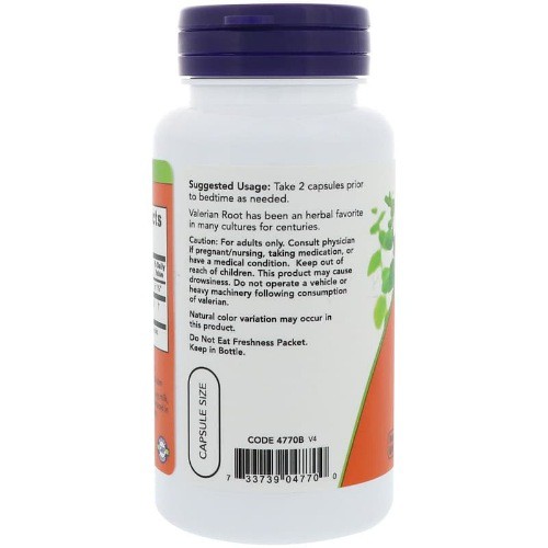 Now Foods Valerian Root 500 mg 100 Veg Cap ORI USA Now Valerian Root Tidur lelap