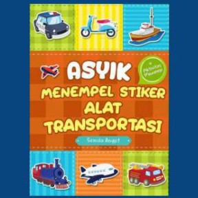 #Asyik Menempel Stiker Alat Transportasi