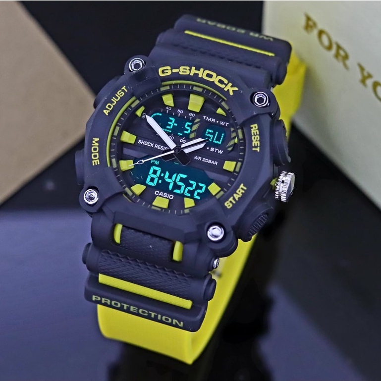 JAM TANGAN PRIA GSHOCK GBA-900 GA-900 DUALTIME MODEL TERBARU NEW