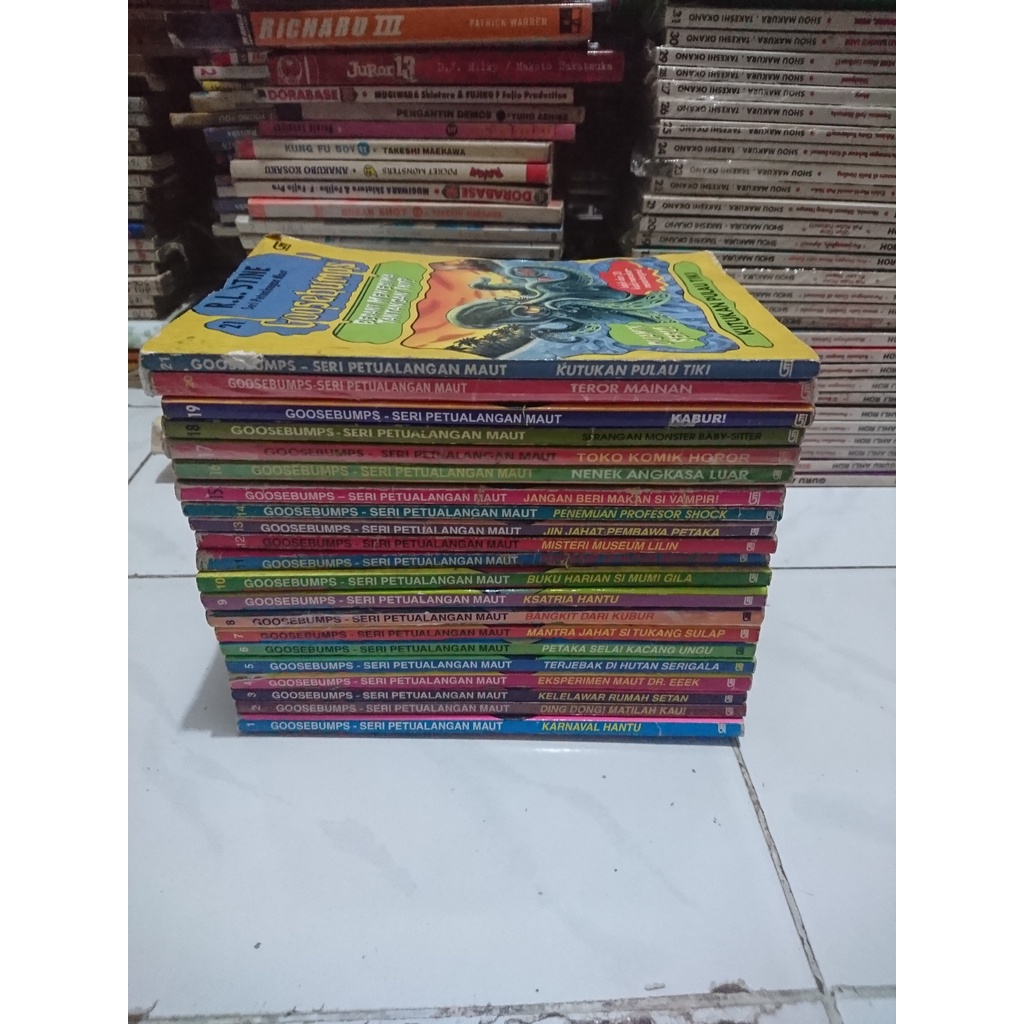 Novel Goosebumps Seri Petualangan Maut 1-21 tamat lengkap