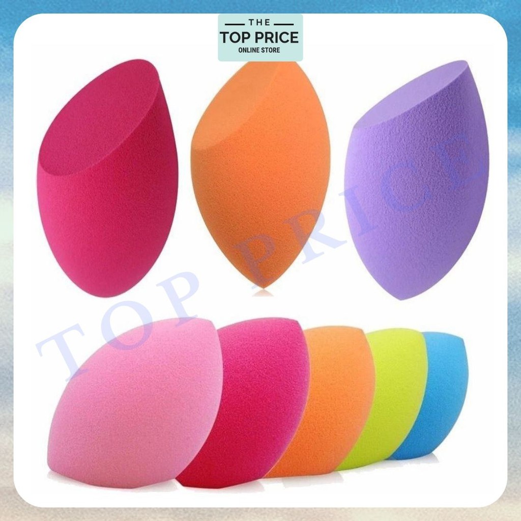 Spons Make Up Set 6 IN 1 Beauty Blender Sponge Bedak Isi 6 Pcs Powder Puff Foundation Makeup Puff Wajah Kemasan Plastik Import Murah U58 / U103