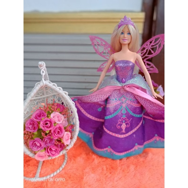 Mainan Anak Barbie Mariposa 3 Preloved Mattel Original