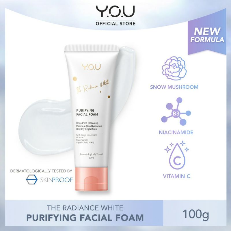 Y.O.U The Radiance White Purifying Facial Foam